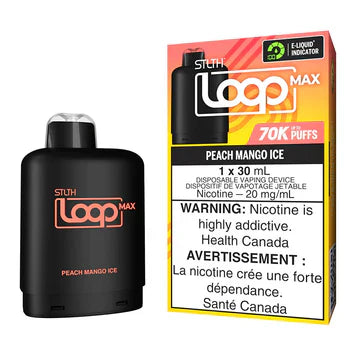 STLTH Loop Max Pod 70k - Peach Mango Ice Flavor Pod