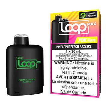 STLTH Loop Max Pod 70k - Pineapple Peach Razz Ice Flavor Pod