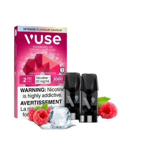 Raspberry Ice Flavor Vuse Pods 2pk Pre-Filled Pods