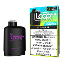 STLTH Loop Max Pod 70k - Razz Apple Ice Flavor Pod
