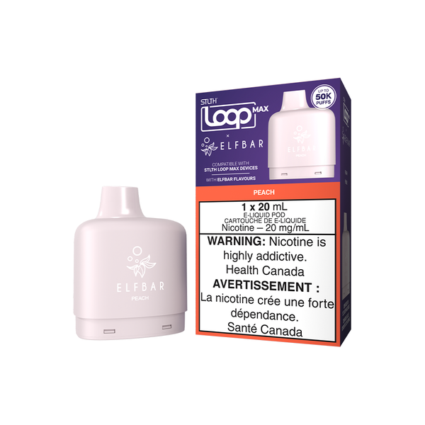 Peach STLTH Loop Max X Elfbar 50K Pod