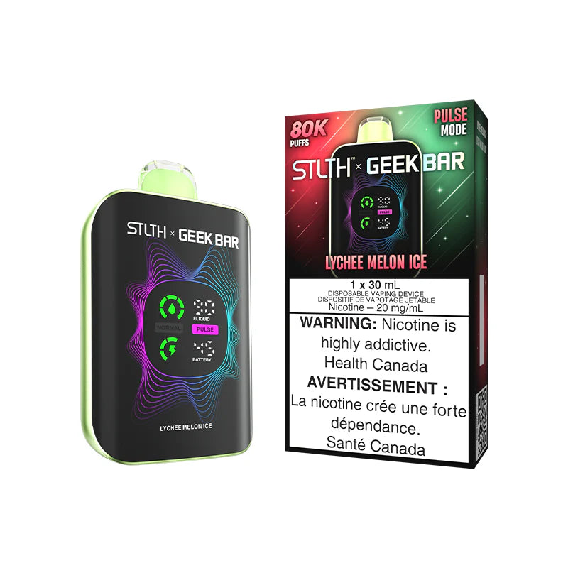 Lychee Melon Ice STLTH X GEEK BAR Disposable Vape 80K