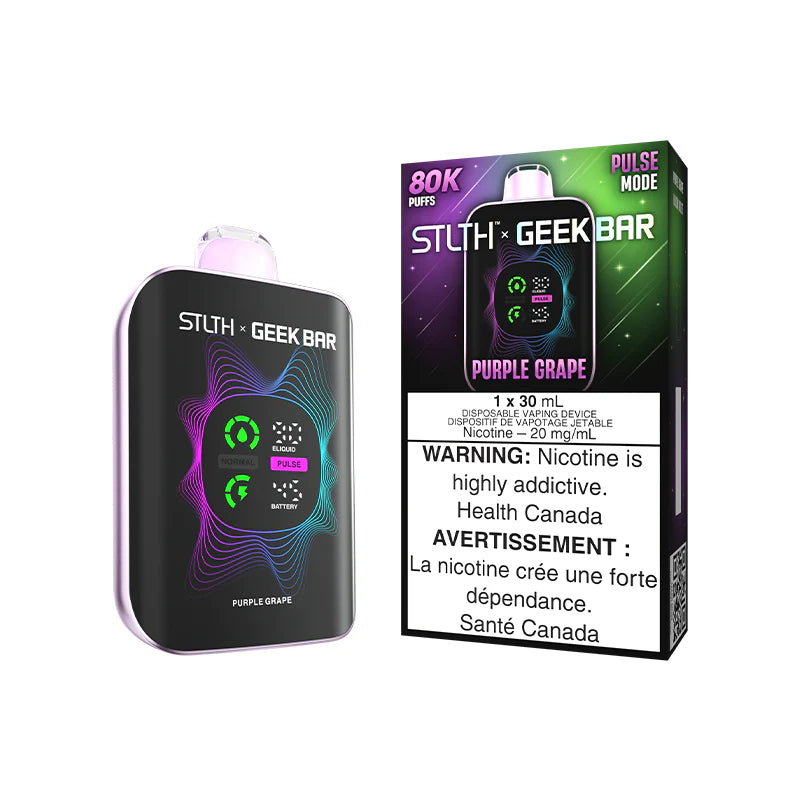 Purple Grape STLTH X GEEK BAR Disposable Vape 80K