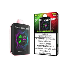 Strawberry Twist Ice STLTH X GEEK BAR Disposable Vape 80K
