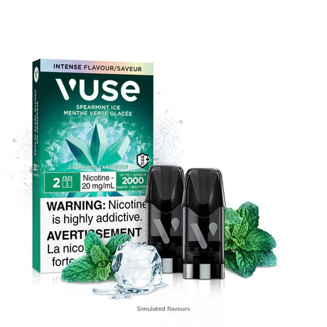 Spearmint Ice Flavor Vuse Pods 2pk Pre-Filled Pods