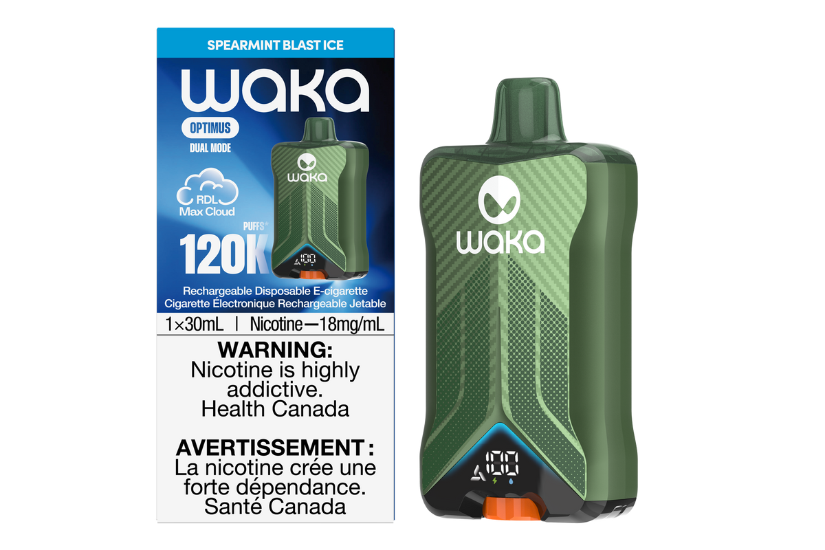 Spearmint Blast Ice WAKA Optimus 120K Device