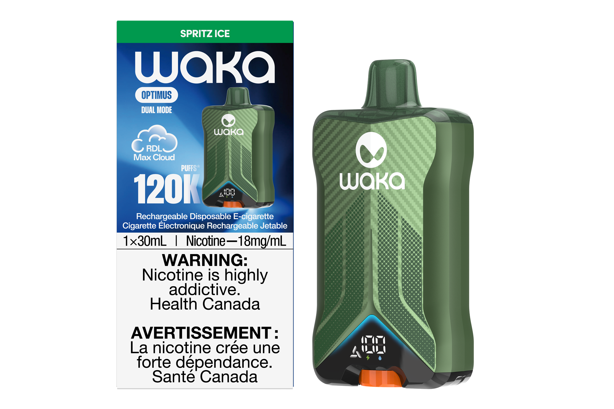 Spritz Ice WAKA Optimus 120K Device