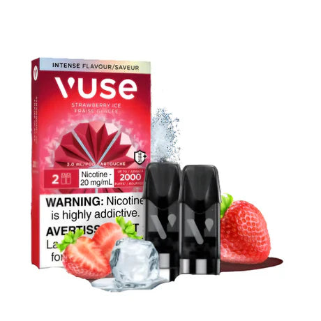 Strawberry Ice Flavor Vuse Pods 2pk Pre-Filled Pods
