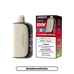 Strawberry Kiwi Ice Orbito Lumo AI 120K Disposable Vap (20mg) - VapeBest