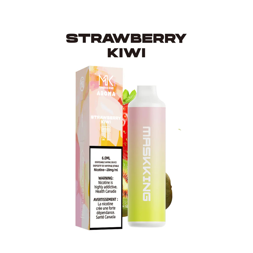Strawberry Kiwi Maskking Aroma 6000 Puffs Disposable Vape