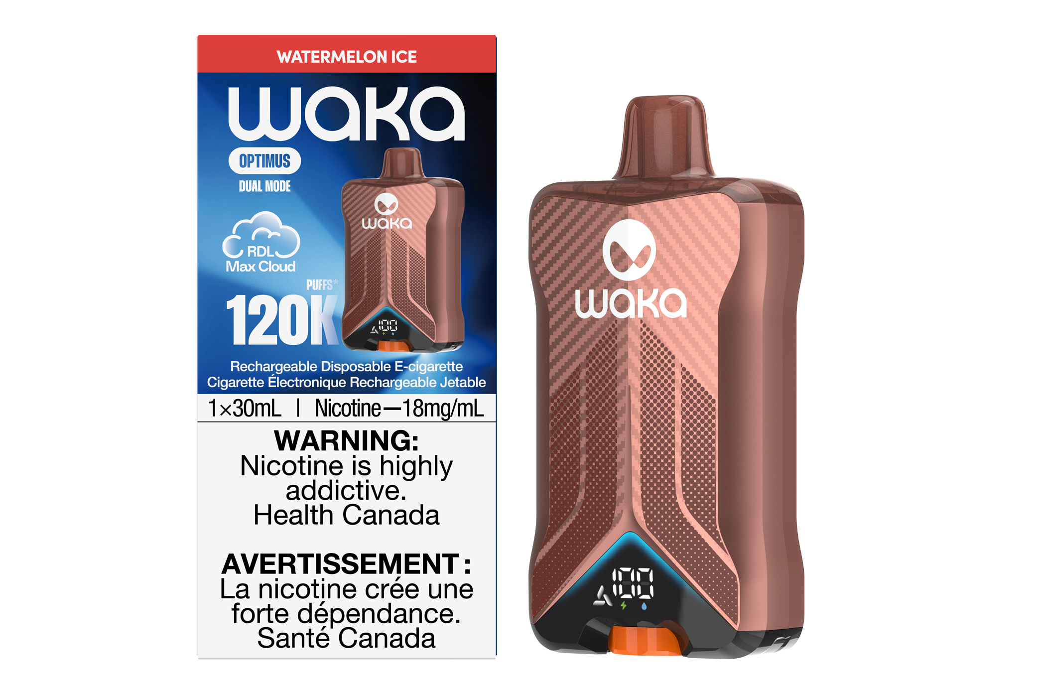 Watermelon Ice WAKA Optimus 120K Device