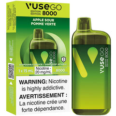 Apple Sour Vuse GO 8000 Disposable Vape