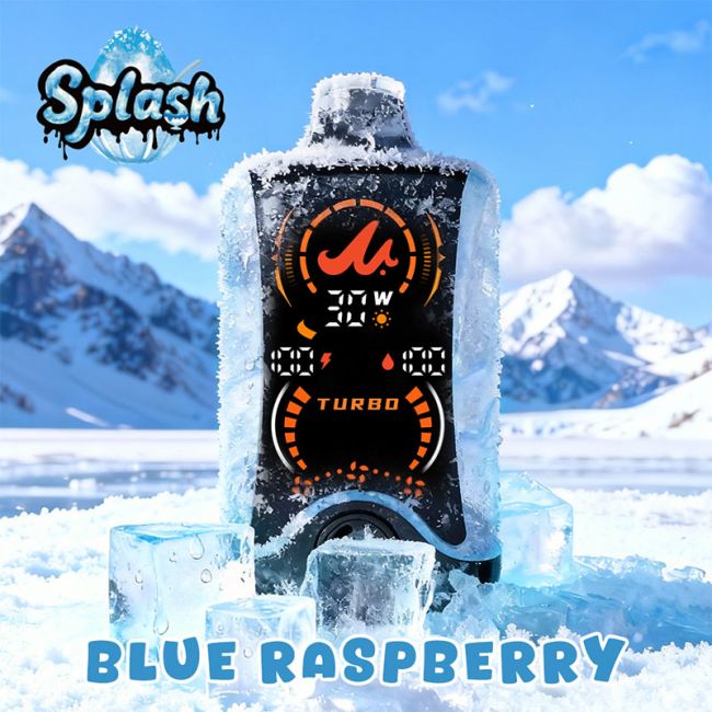 Splash Blue Raspberry Mr. Fog Aura 60K Disposable Vape - VapeBest