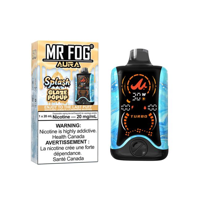 Splash Glaze Popup Mr. Fog Aura 60K Disposable Vape - VapeBest