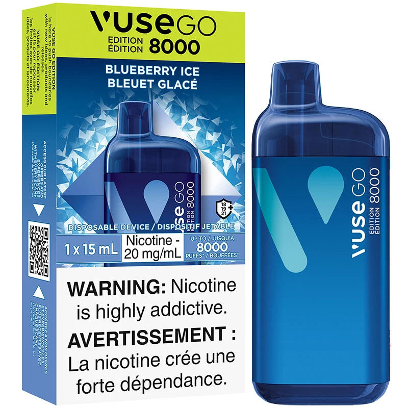 Blueberry Ice Vuse GO 8000 Disposable Vape