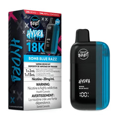 Bomb Blue Razz Iced Flavour Beast Hydra 18K Disposable Vape