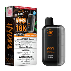 Chuggin' Orange Sparkle Iced Flavour Beast Hydra 18K Disposable Vape