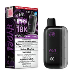 Chuggin' Purple Sparkle Iced Flavour Beast Hydra 18K Disposable Vape