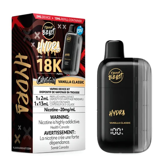 Chuggin' Vanilla Classic Iced Flavour Beast Hydra 18K Disposable Vape