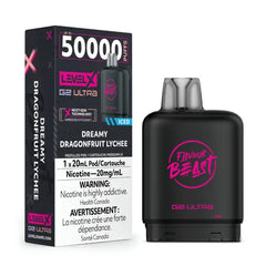 Dreamy Dragonfruit Lychee Iced - Level X Flavour Beast G2 Ultra 50K