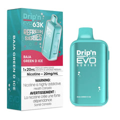 Baja Green D Ice Drip'n by Envi EVO 63K Disposable Vape