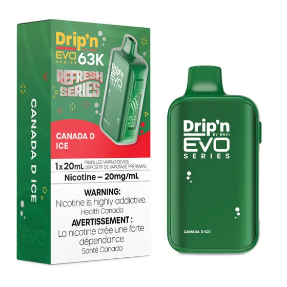 Canada D Ice Drip'n by Envi EVO 63K Disposable Vape