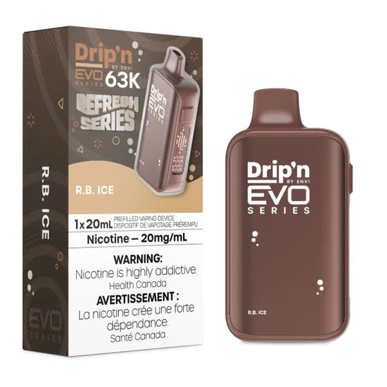 R.B. Ice Drip'n by Envi EVO 63K Disposable Vape