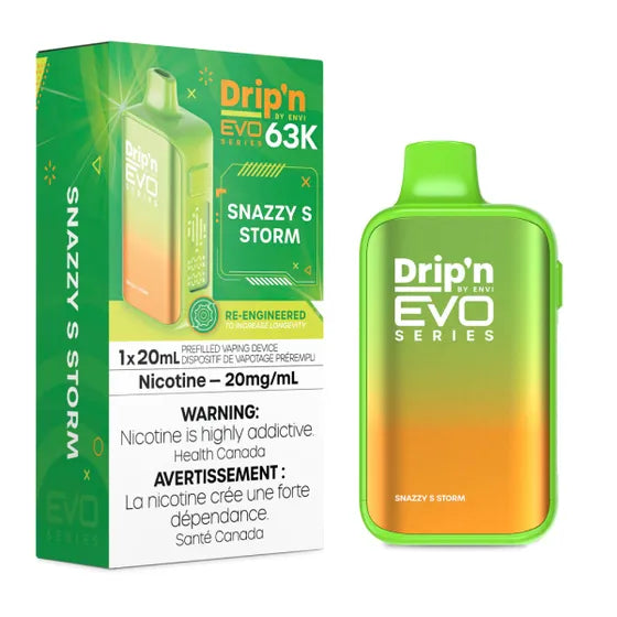Snazzy S Storm Drip'n by Envi EVO 63K Disposable Vape