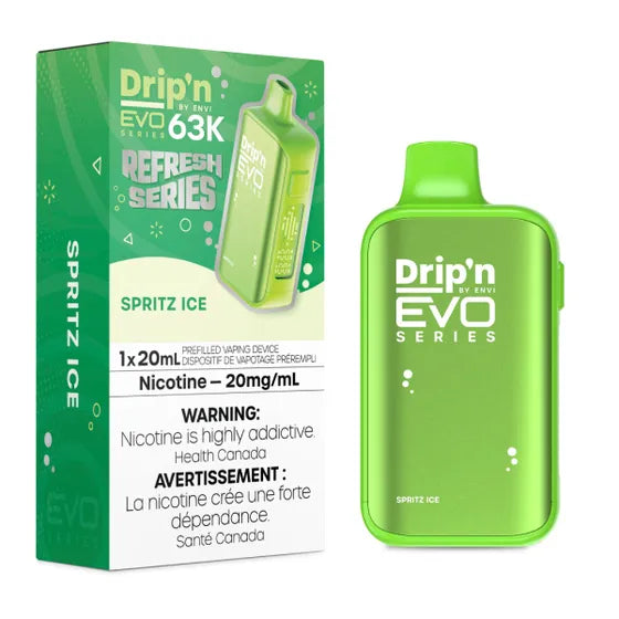 Spritz Ice Drip'n by Envi EVO 63K Disposable Vape