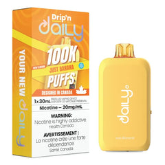 Just Banana Drip'n Daily 100K Disposable Vape（30mL） - VapeBest