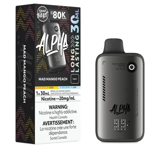 Mad Mango Peach Flavour Beast ALPHA 80k Disposable Vape - VapeBest