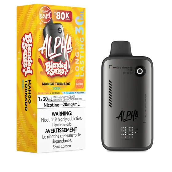 Mango Tornado Iced Flavour Beast ALPHA 80k Disposable Vape