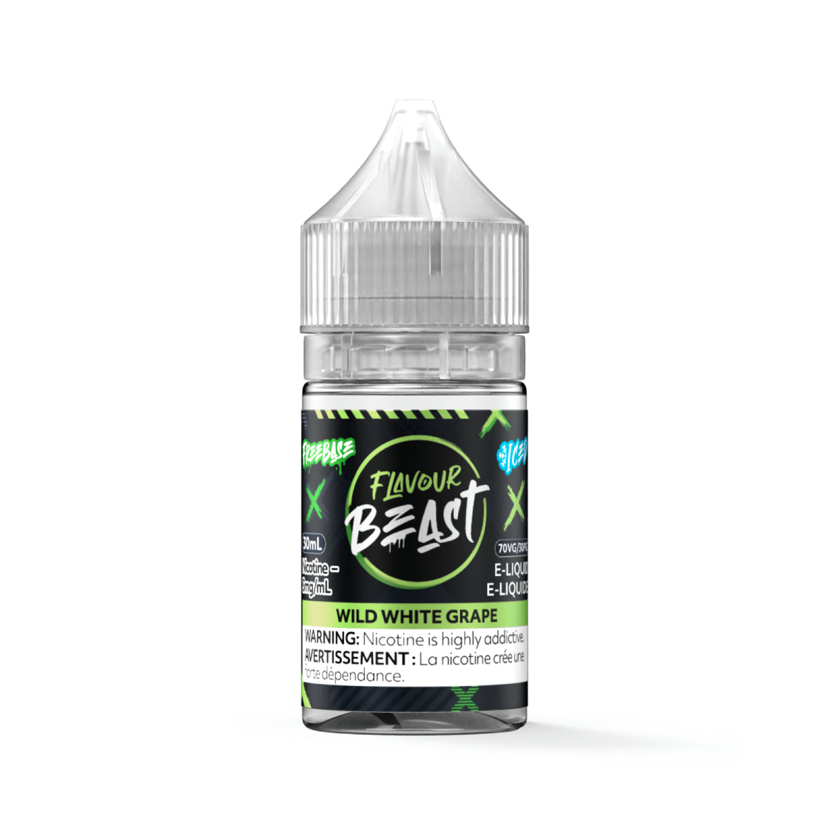 Wild White Grape Iced - Flavour Beast E-Liquid Freebase 30ML