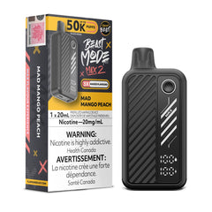 Mad Mango Peach Flavour Beast Beast Mode Max 2 50K Disposable Vape