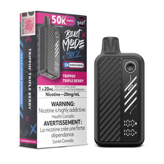 Trippin' Triple Berry Flavour Beast Beast Mode Max 2 50K Disposable Vape