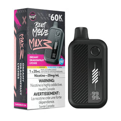 Dreamy Dragonfruit Lychee Iced Flavour Beast Mode Max 3 60K Disposable Vape