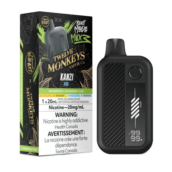 Kanzi Iced Flavour Beast Mode Max 3 60K Disposable Vape