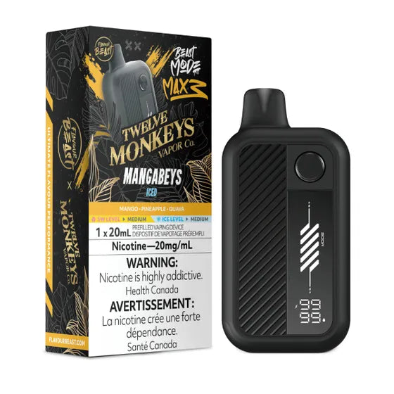 Mangabeys Iced Flavour Beast Mode Max 3 60K Disposable Vape