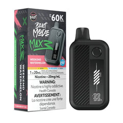Weekend Watermelon Iced Flavour Beast Mode Max 3 60K Disposable Vape - VapeBest