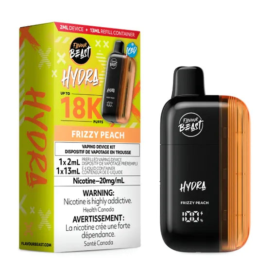 Frizzy Peach Iced Flavour Beast Hydra 18K Disposable Vape