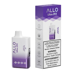 Grape Ice 17ml Allo Ultra 25K Disposable Vape - VapeBest
