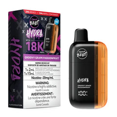 Groovy Grape Passionfruit Iced Flavour Beast Hydra 18K Disposable Vape