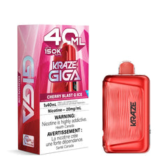 Cherry Blast G Ice Kraze Giga 150K Disposable Vape 40mL
