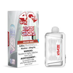 Holiday Mint Kraze Giga 150K Disposable Vape 40mL