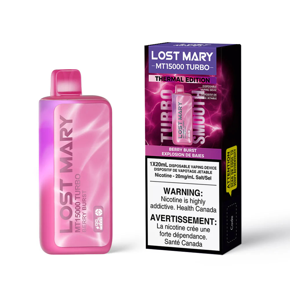 Berry Burst Flavour Lost Mary MT15000 Turbo Disposable Vape