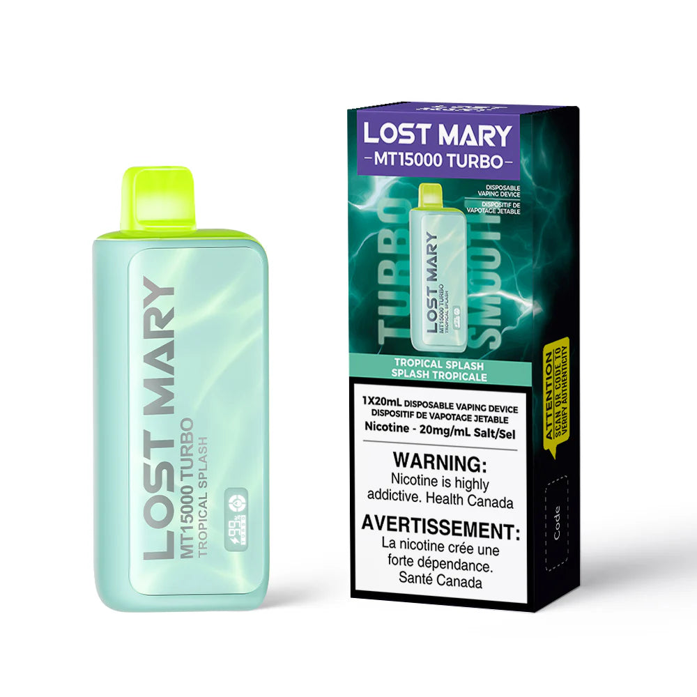 Tropical Splash Flavour Lost Mary MT15000 Turbo Disposable Vape