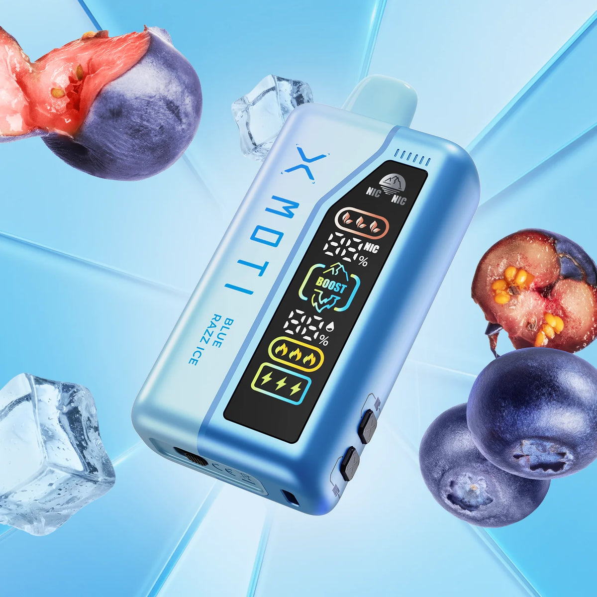Blue Razz Ice MOTI NICFLEX 40K Disposable Vape