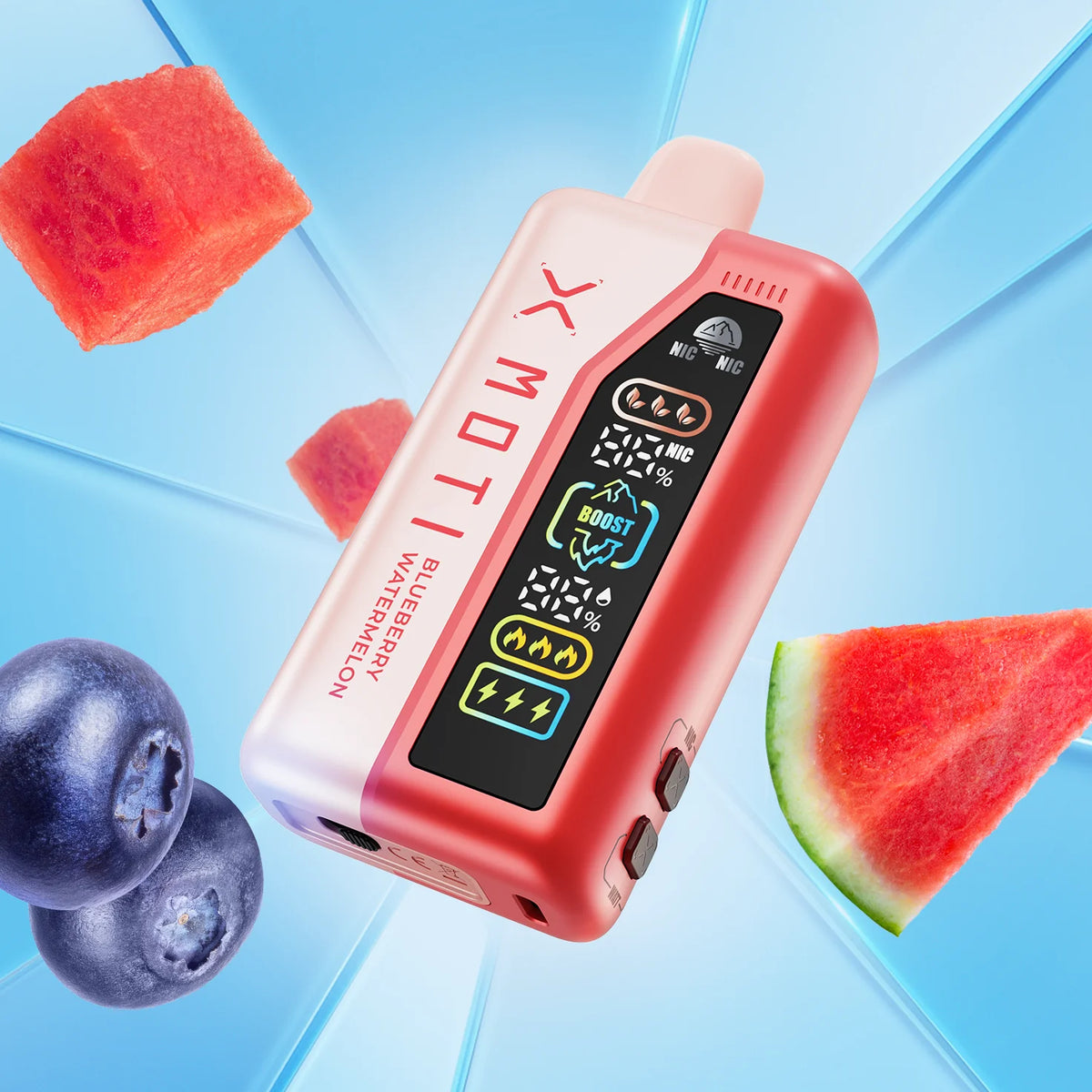 Blueberry Watermelon MOTI NICFLEX 40K Disposable Vape