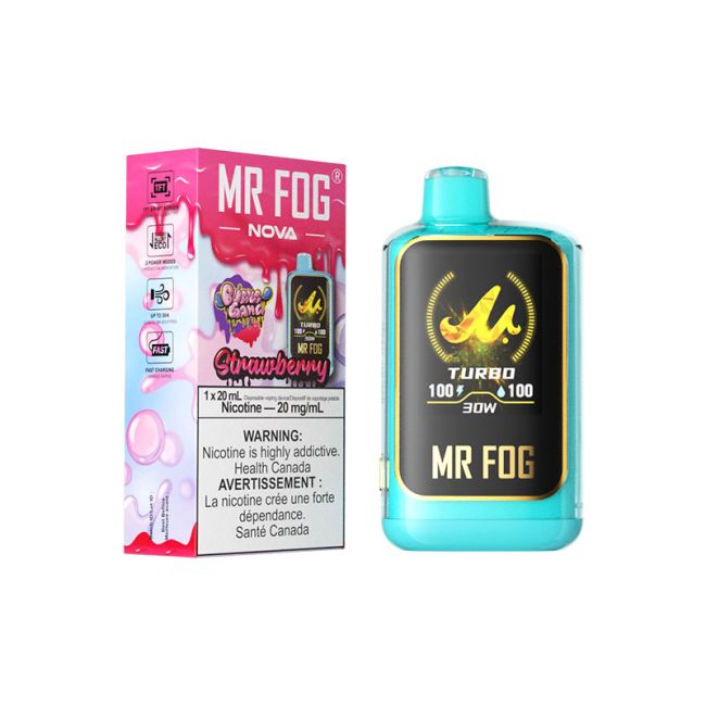 Bubble Gang Strawberry Mr Fog Nova 36K  Disposable Vape(NEW) - VapeBest
