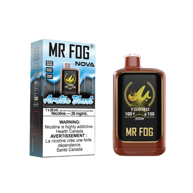 Arctic Blast Mr Fog Nova 20MG 36K  Disposable Vape(NEW) - VapeBest